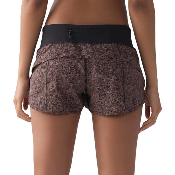 Lululemon Speed Short 4 Way Stretch *2.5" 4 Chakra Print Henna Black Running - Picture 6 of 6